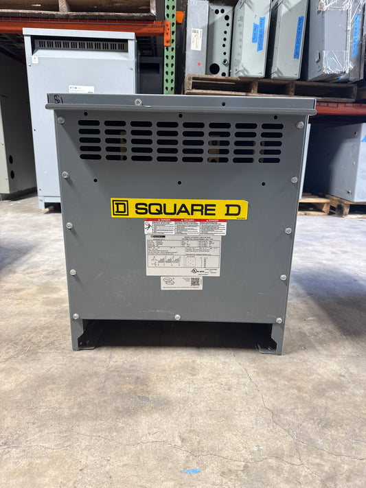 Used Square D 15 KVA Transformer DY 480 Primary, 208/120 Secondary, 3 Phase (item#t5)