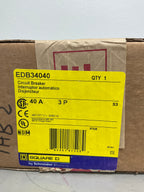 New Square D EDB34040 3 Pole, 40 Amps, 480 Volts