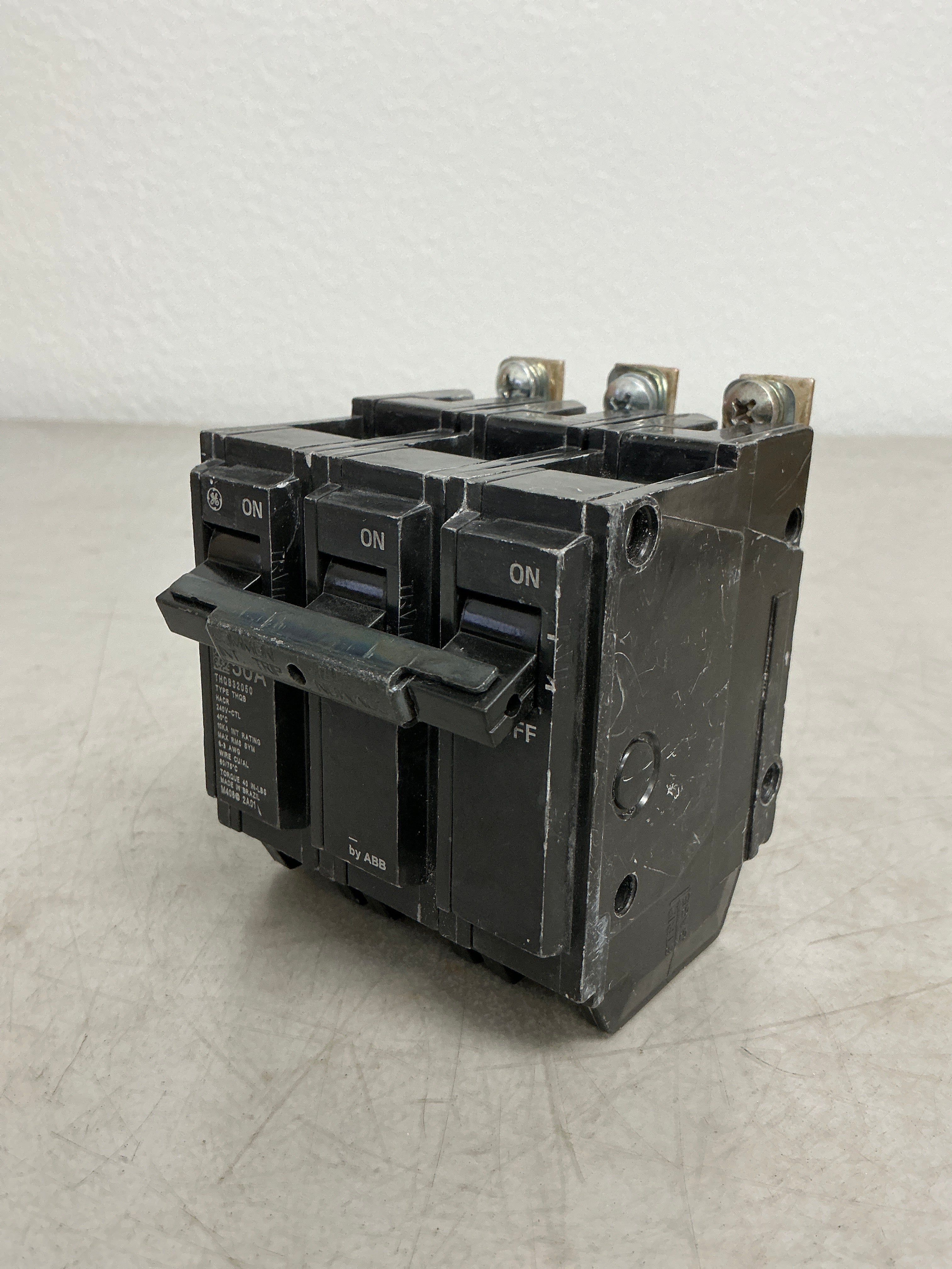Used THQB32050 3 Pole, 50 Amps, 240 Volts
