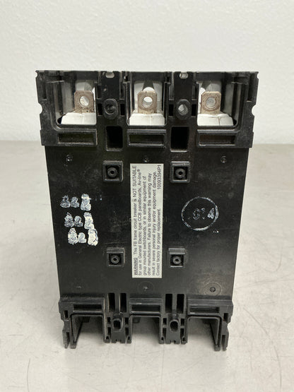 Used FBN36TE080RV 80 Amp 600 Volt 3 Pole Breaker