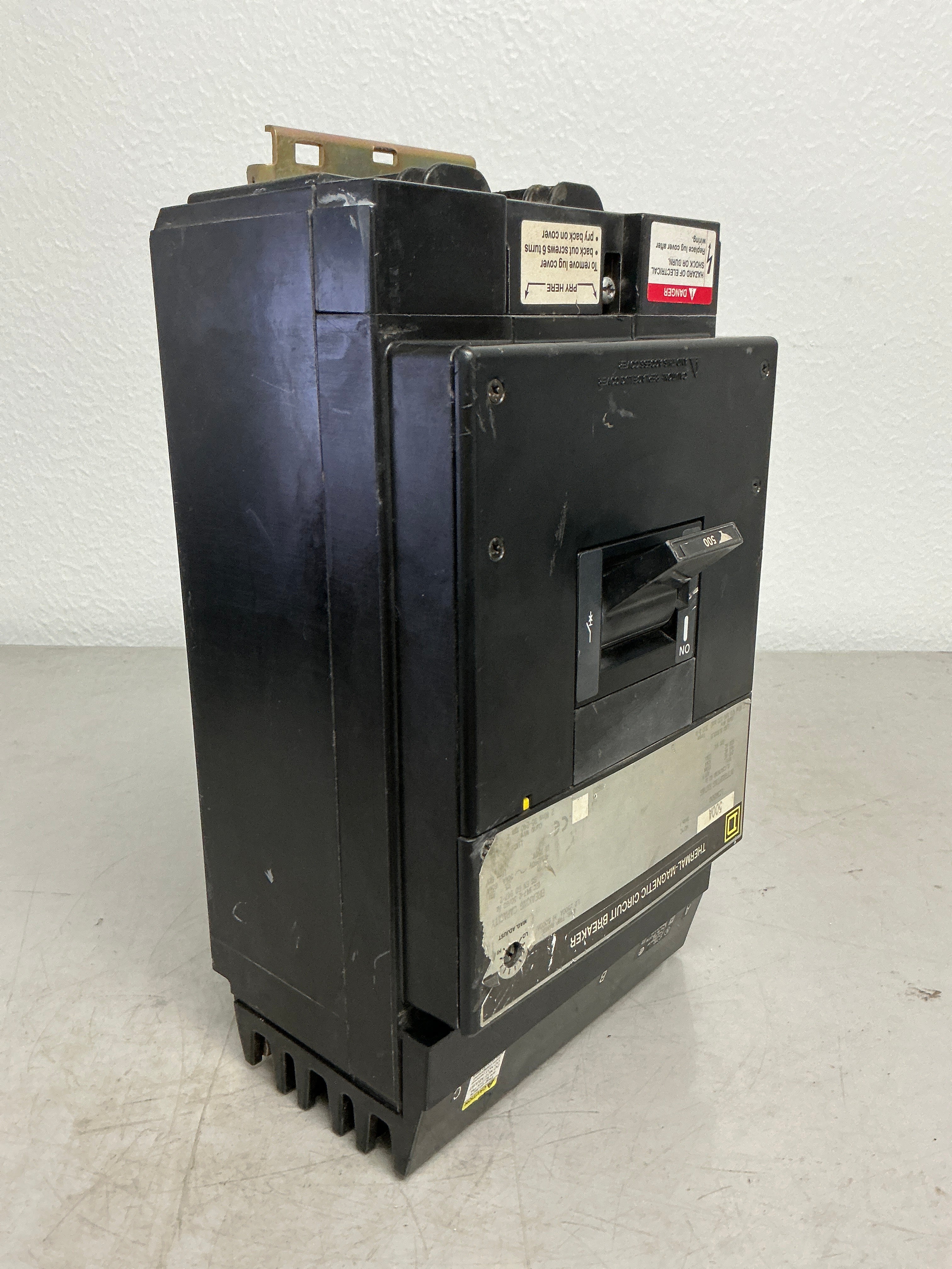Used Square D LC36500 3 Pole, 500 Amps, 600 Volts Circuit Breaker