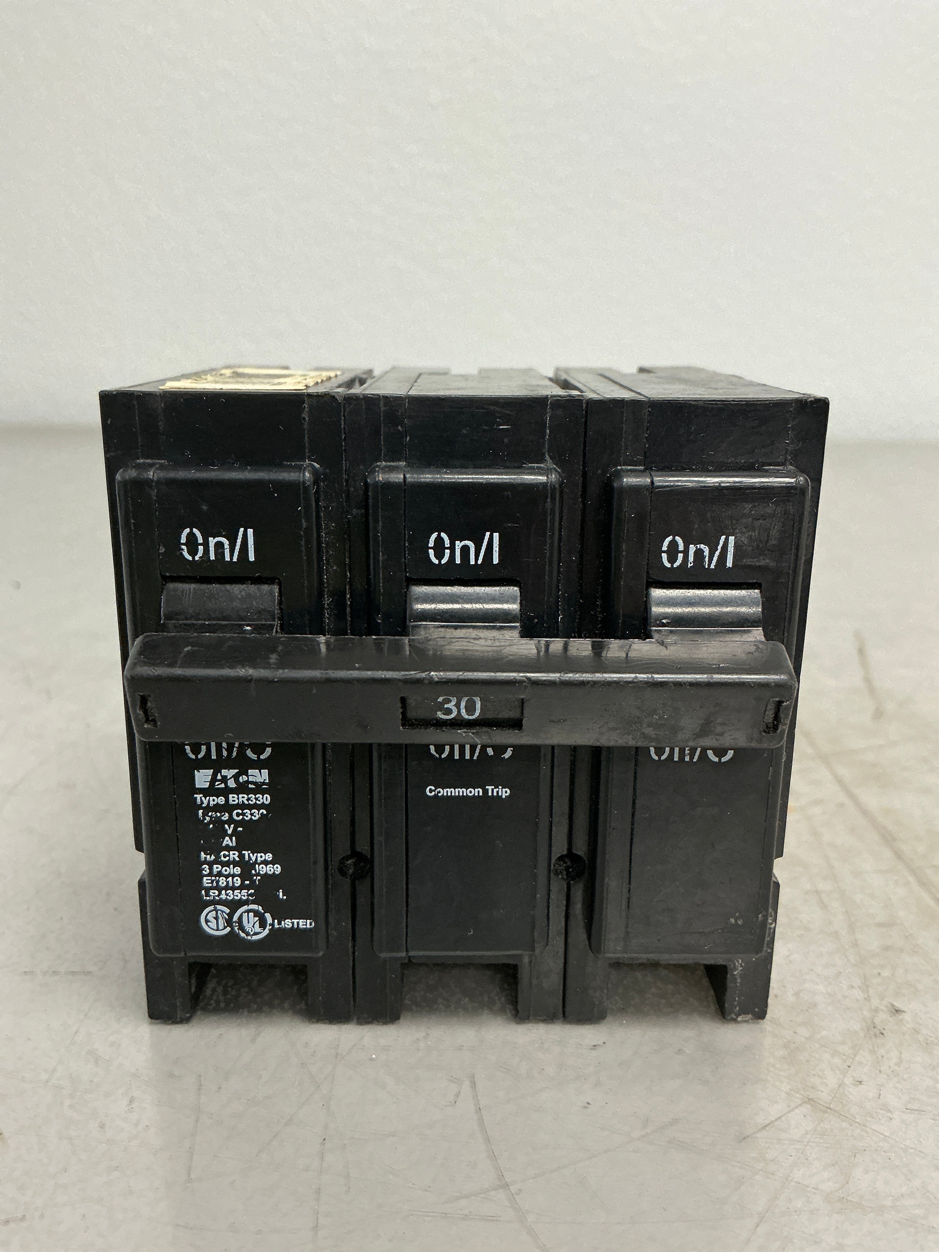 Used Eaton BR330 3 Pole, 30 Amps, 240 Volts