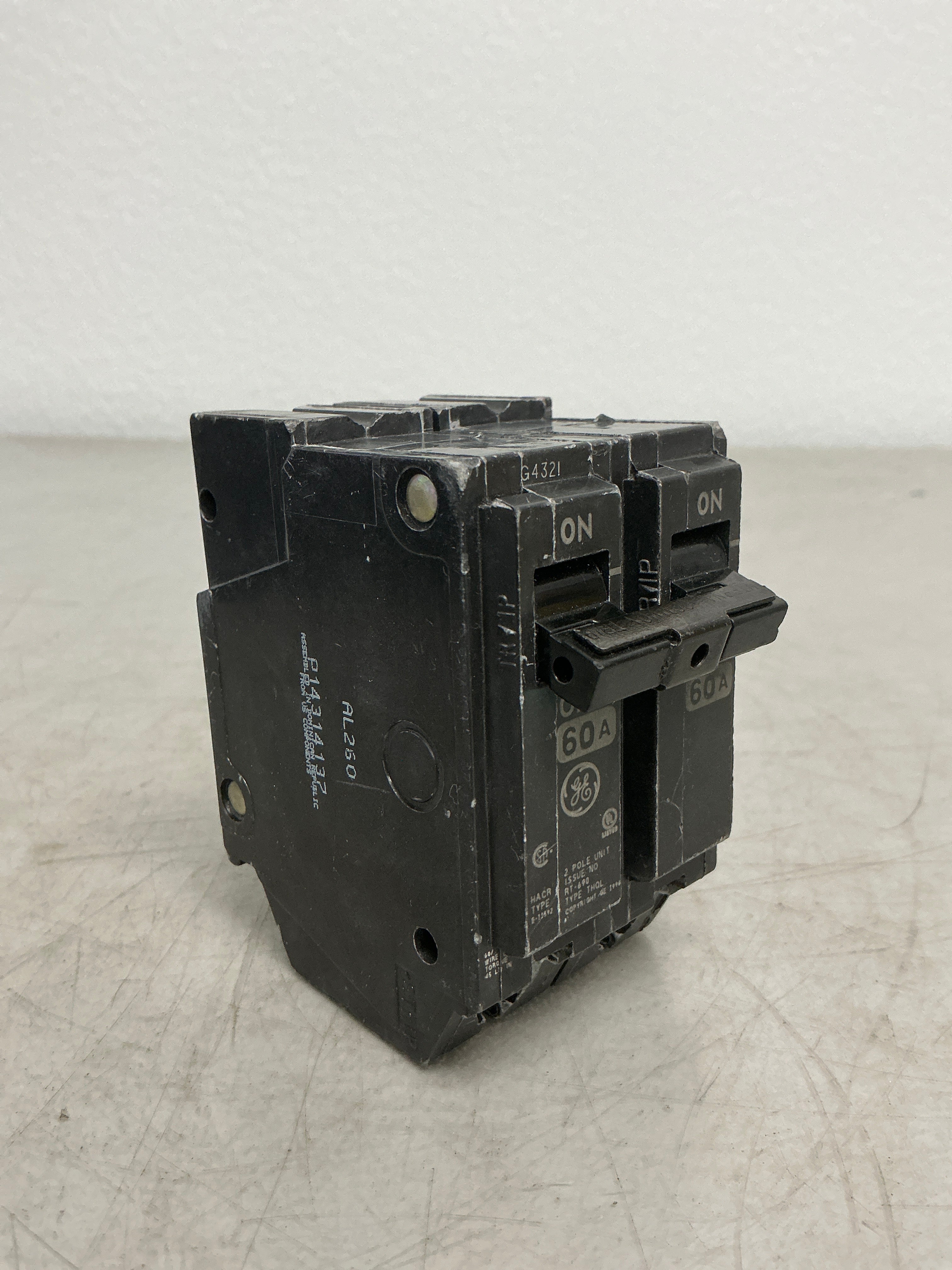 Used THQL2160 2 Pole, 60 Amps, 240 Volts
