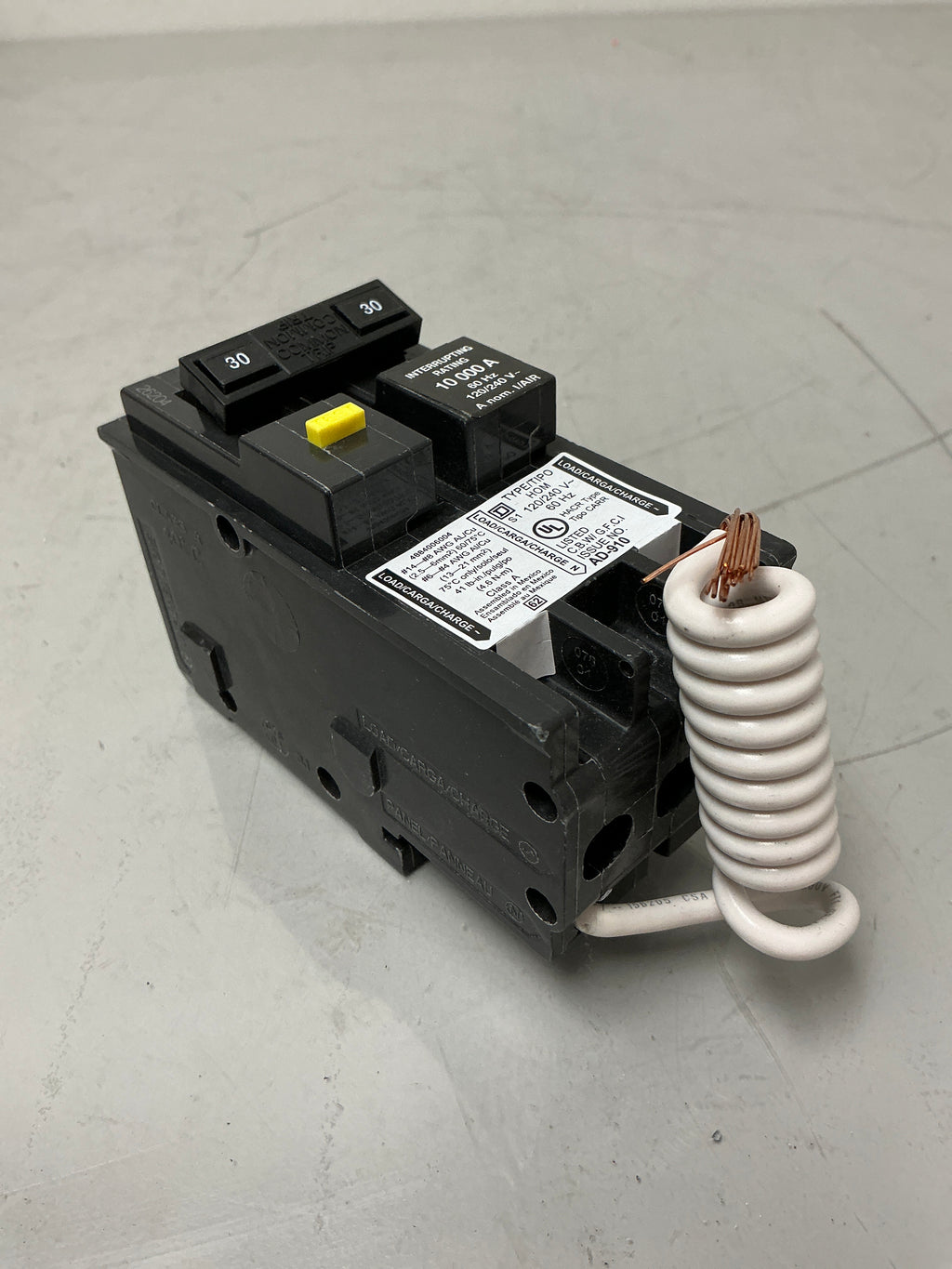New Square D HOM230GFI 2 Pole, 30 Amps, 240 Volts Circuit Breaker