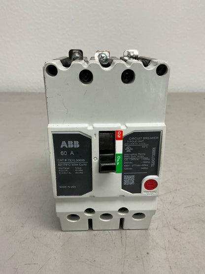 Used ABB TEYL3060B 3 Pole, 60 Amps, 480 Volts