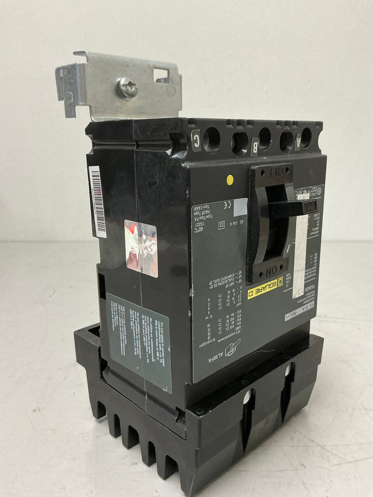 New Square D FA34030 3 Pole, 30 Amps, 480 Volts, Circuit Breaker