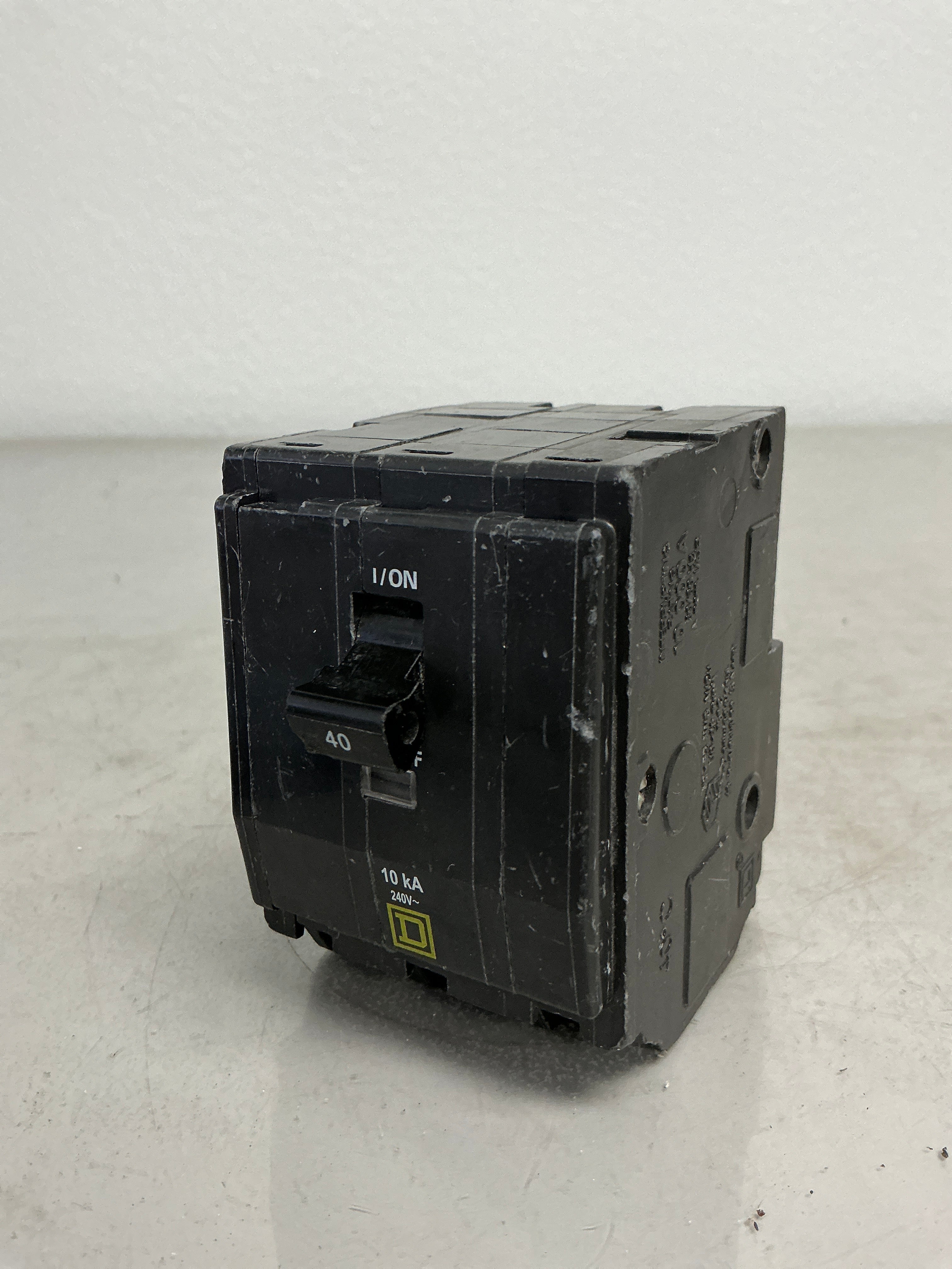 Used Square D QO340 3 Pole, 40 Amps, 240 Volts