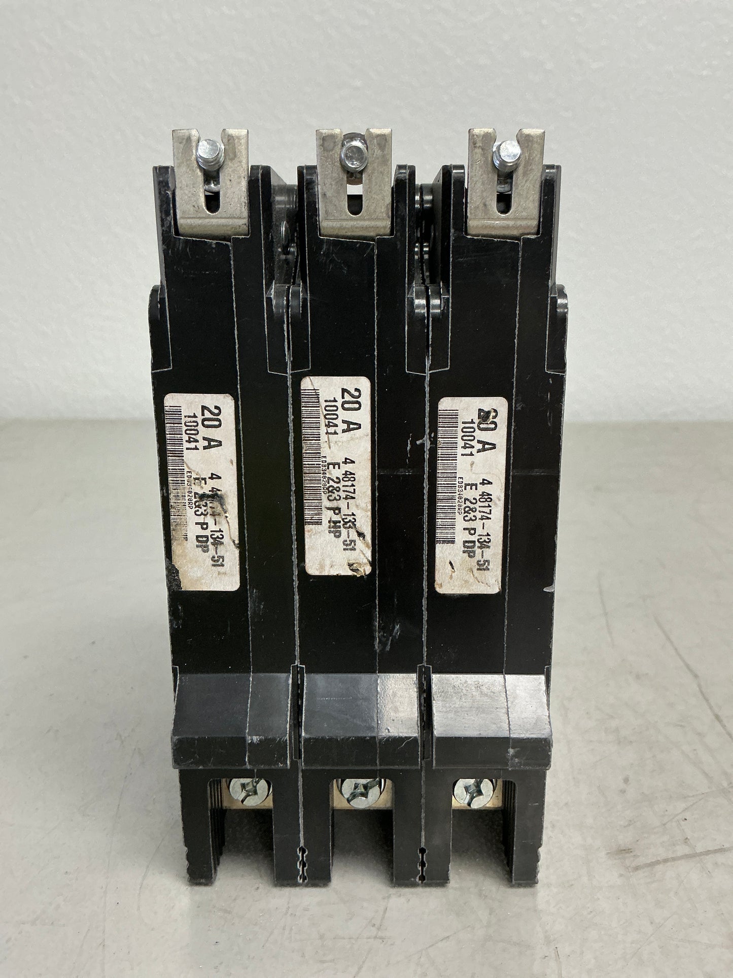 Used Square D EDB34020 3 Pole, 20 Amps, 480 Volts