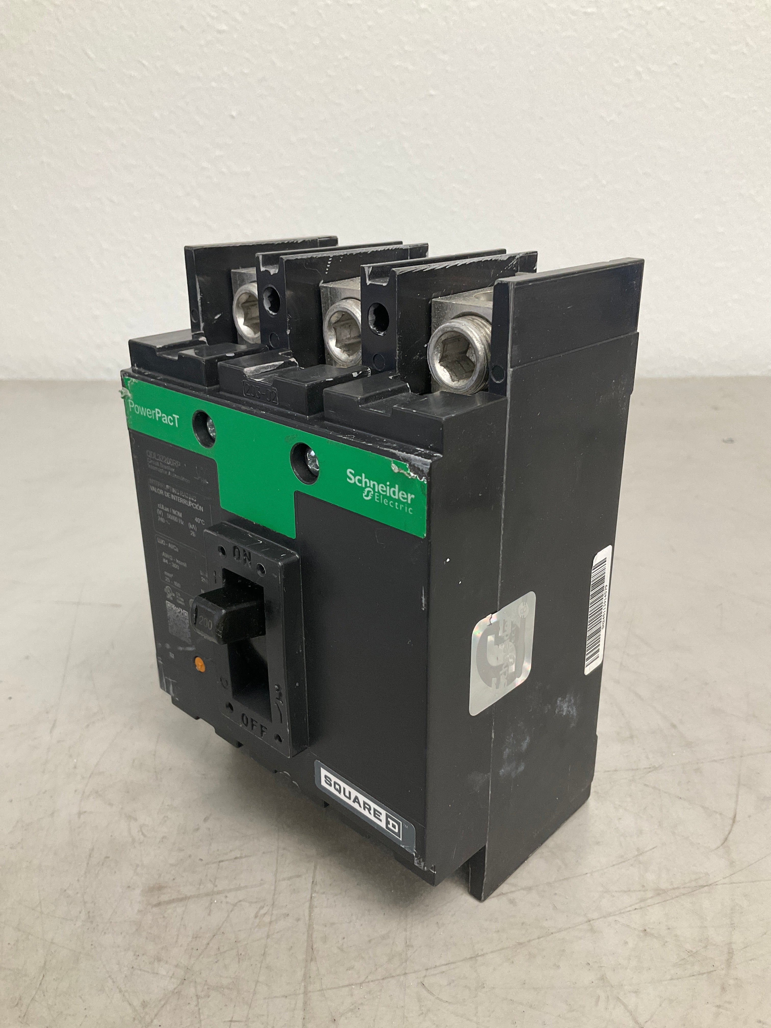 Used Square D QDL32200RP 3 Pole, 200 Amps, 240 Volts