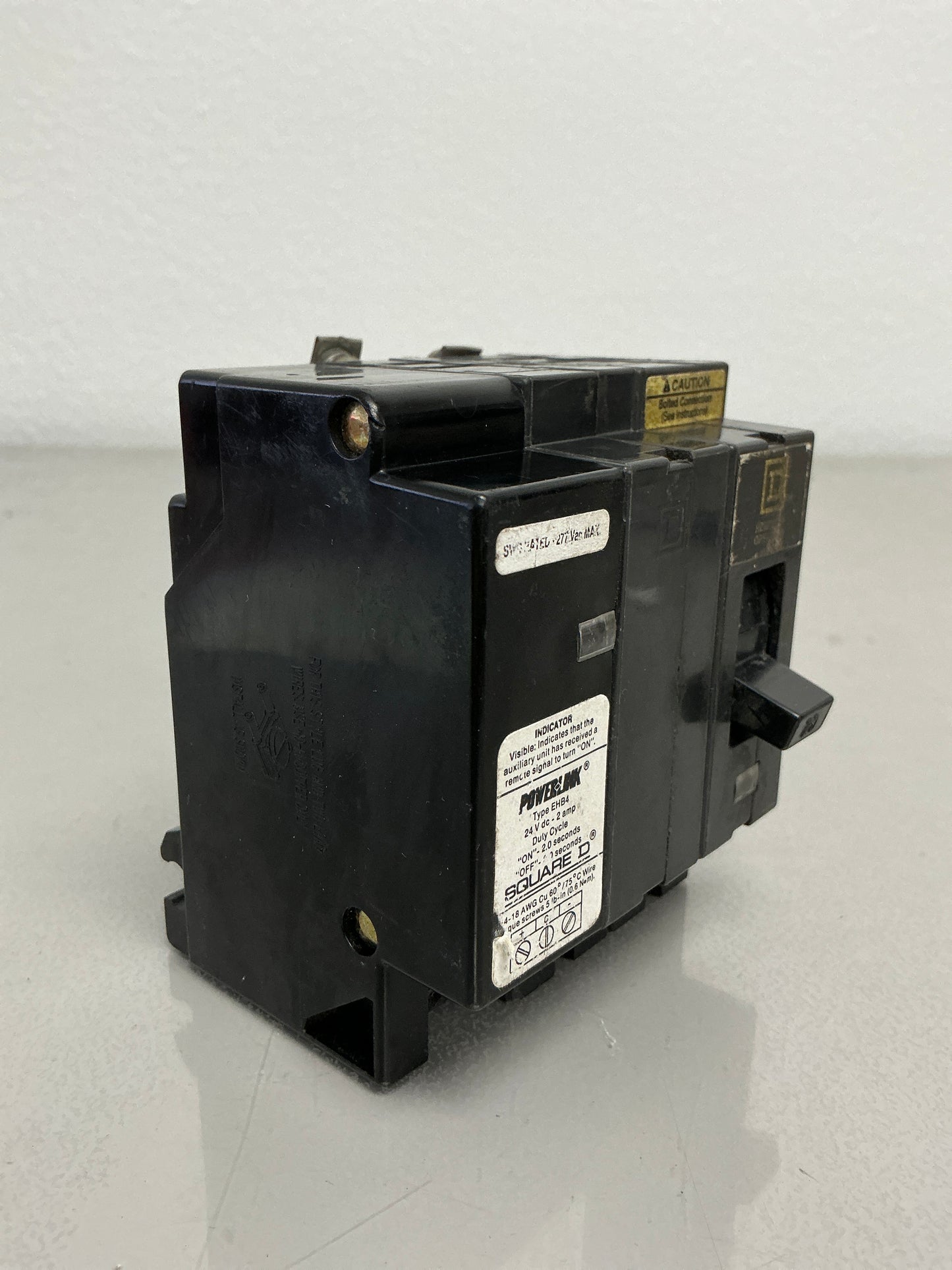 Used Square D EHB2402PL 20 Amps, 2 Pole, 277 Volts