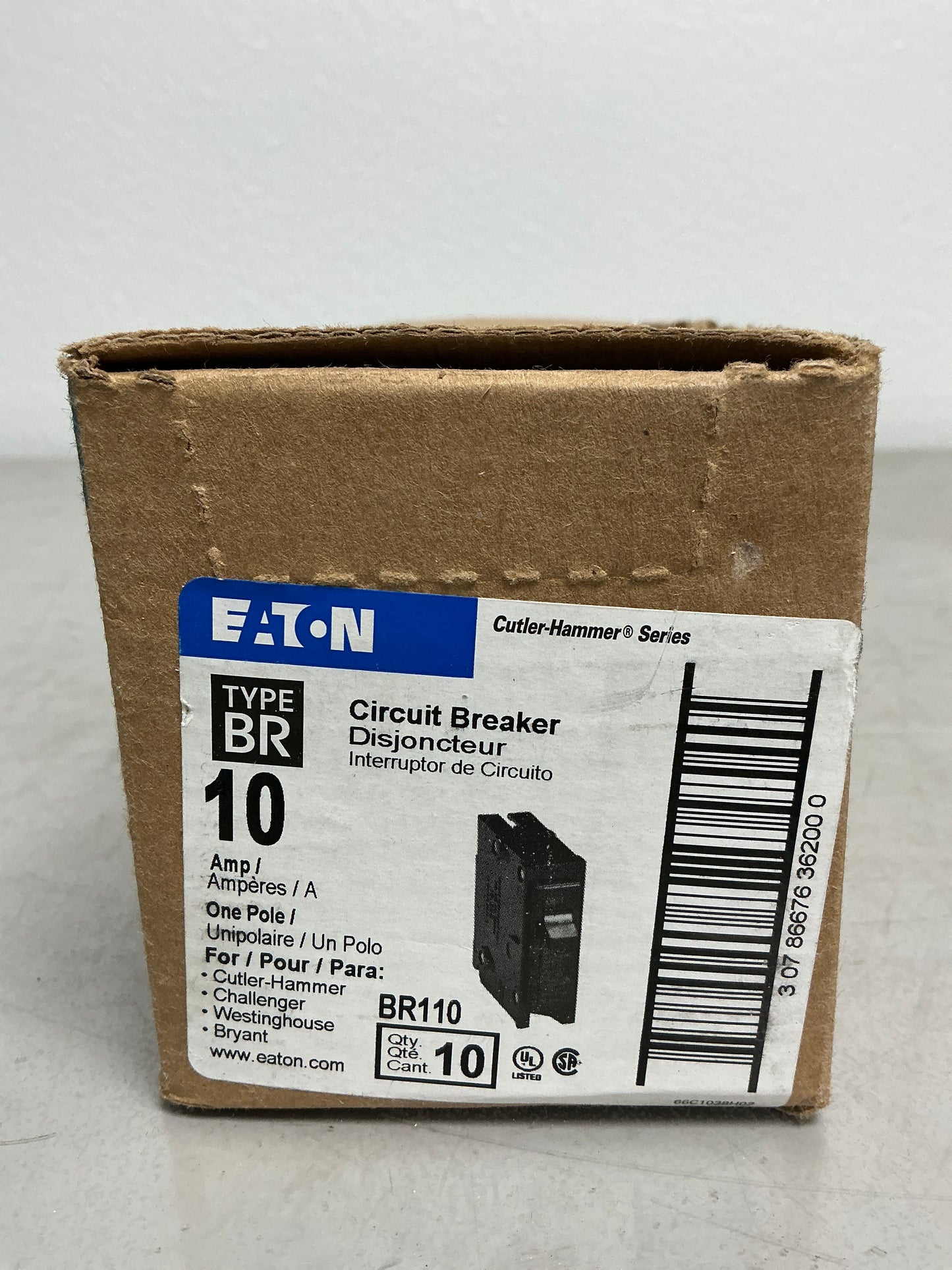 New Eaton BR110 1 Pole, 10 Amps