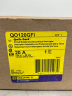 New Square D QO120GFI 1 Pole, 20 Amps, 120 Volts Circuit Breaker