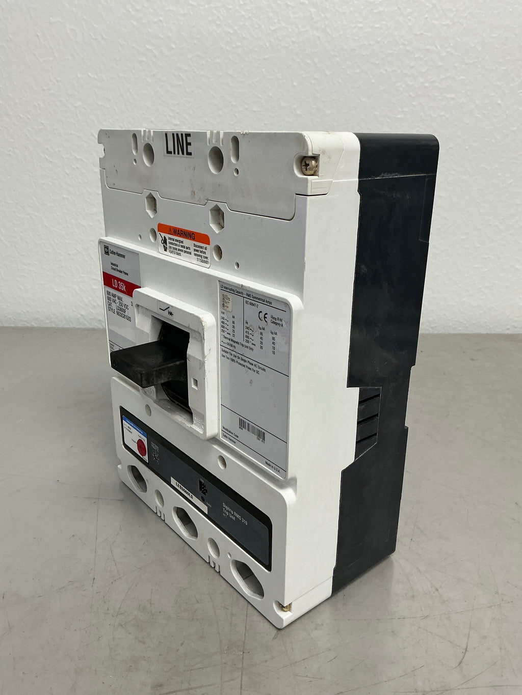 Used LD3600 3 Pole, 600 Amps, 600 Volts