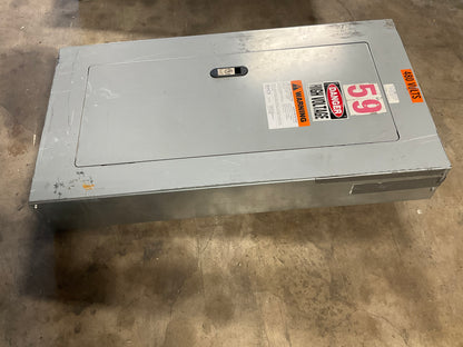 Used Siemens Panelboard 480 Volt 100 Amp Main Lug 30 Circuit (item#p10)