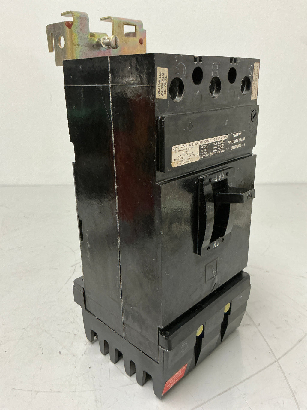 Used Square D KA36150 3 Pole, 150 Amps, 600 Volts Circuit Breaker