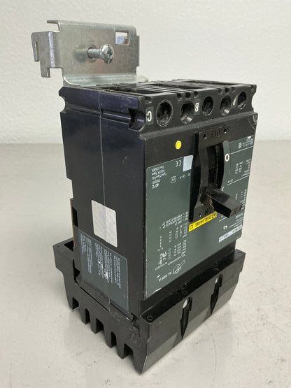 Used Square D FA34090 3 Pole, 90 Amps, 480 Volts