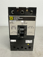 Used Square D KAL36250 3 Pole, 250 Amps, 600 Volts Circuit Breaker