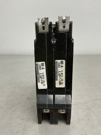 Used Square D EJB24080 2 Pole, 80 Amps, 480 Volts