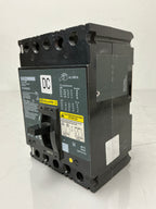 Used Square D FHL3610016DC 3 Pole, 100 Amps, 600 Volts Circuit Breaker