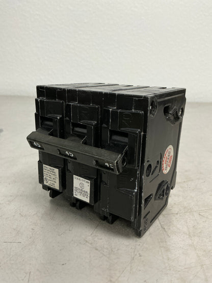 Used Siemens Q345 3 Pole, 45 Amps, 240 Volts