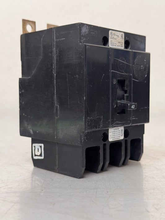 Used CutlerHammer GHB3040 40 Amp, 3 Pole, 480 Volt Breaker