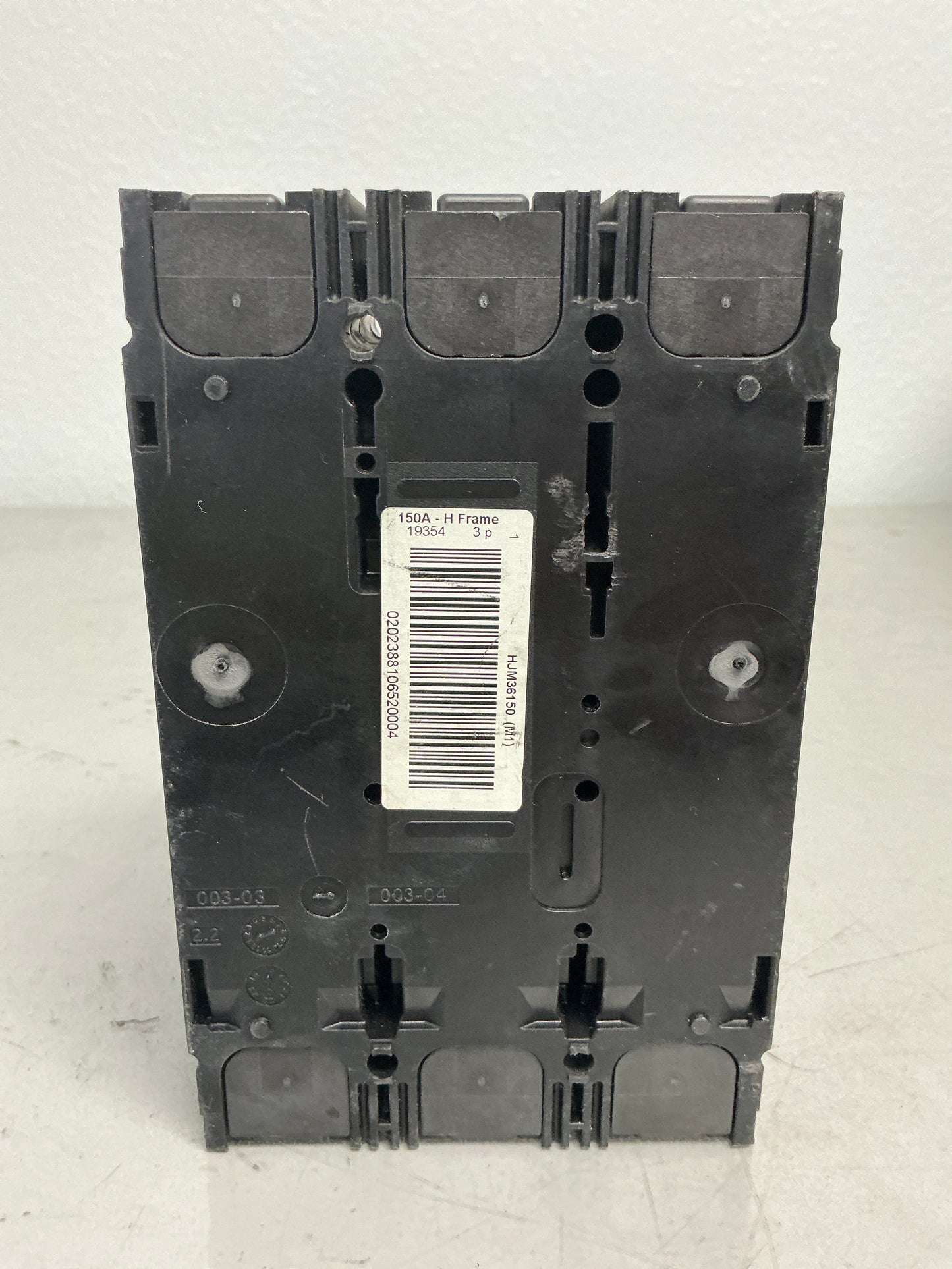 Used Square D HJM36150 3 Pole, 150 Amps, 480 Volts