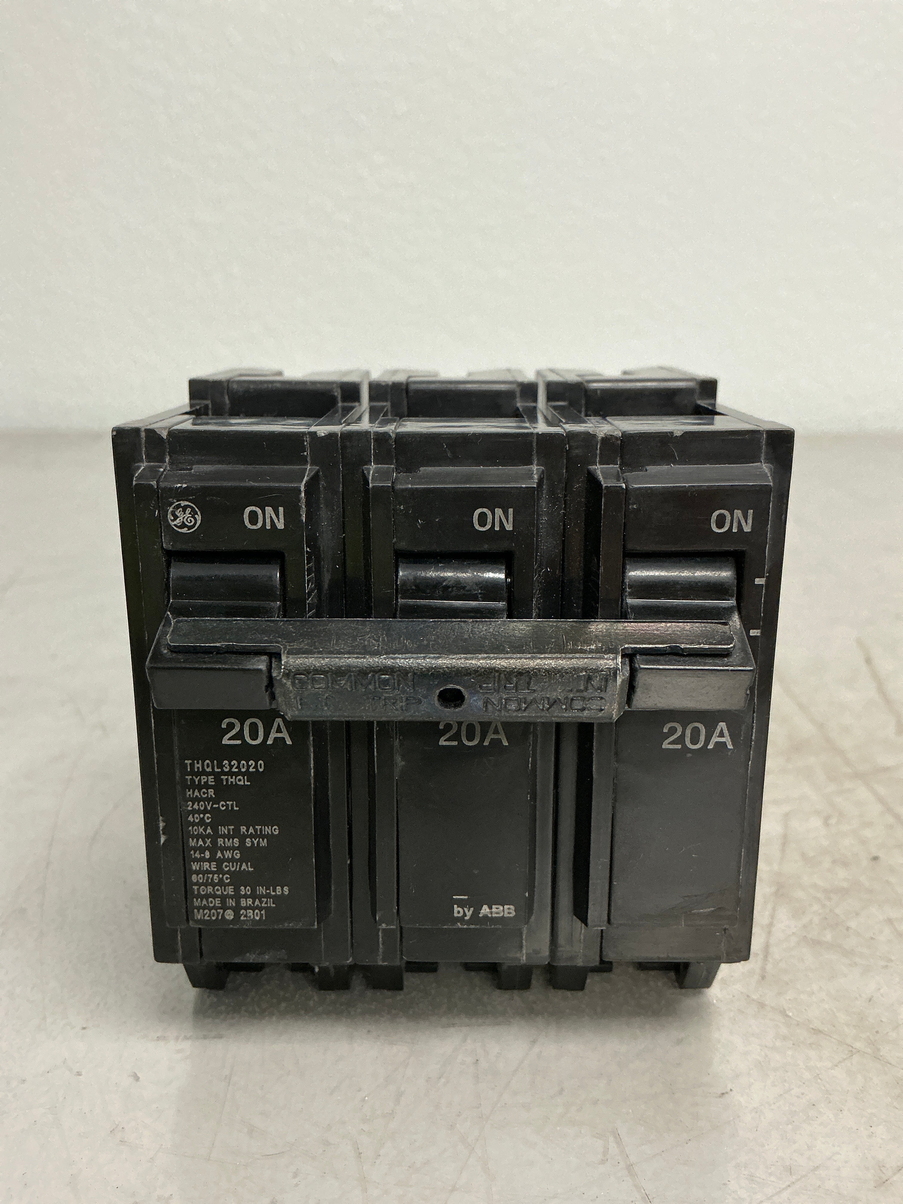 Used THQL32020 3 Pole, 20 Amps, 240 Volts