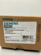 New Siemens BQD240 2 Pole, 40 Amps, 480 Volts Circuit Breaker