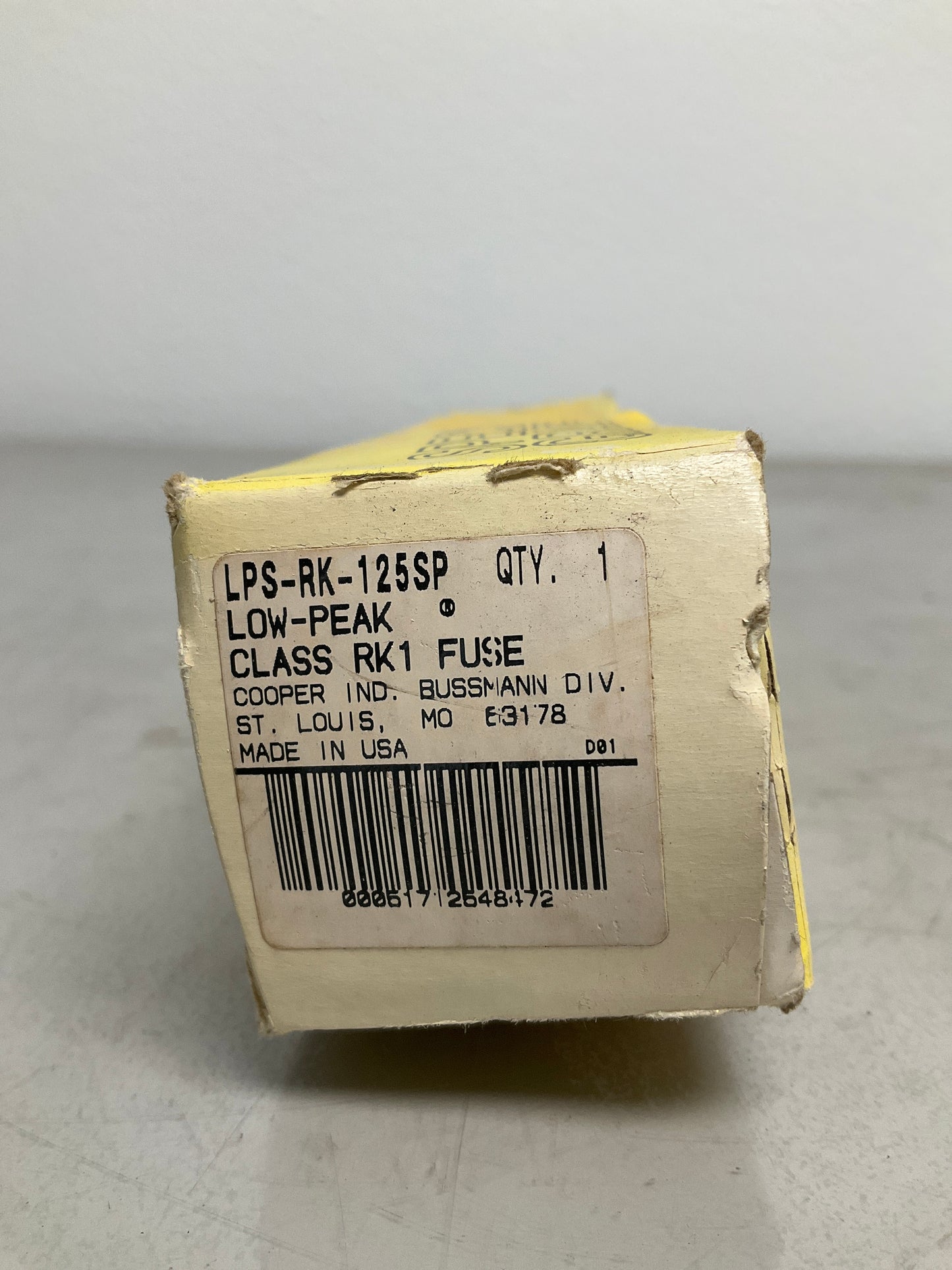 New Bussmann LPS-RK-125SP 125 Amp 600 Volt Fuse