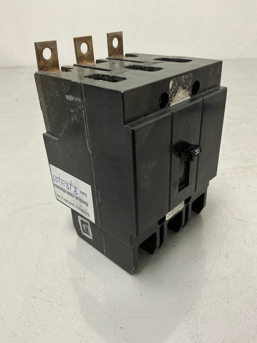Used Cutler hammer GHB3030 3 Pole, 30 Amps, 480 Volts Circuit Breaker
