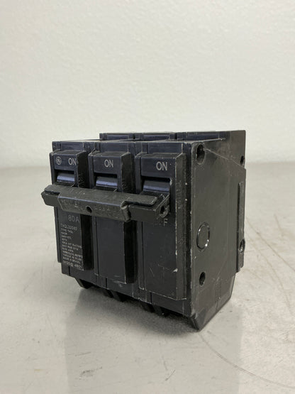 Used THQL32080 3 Poles, 80 Amps