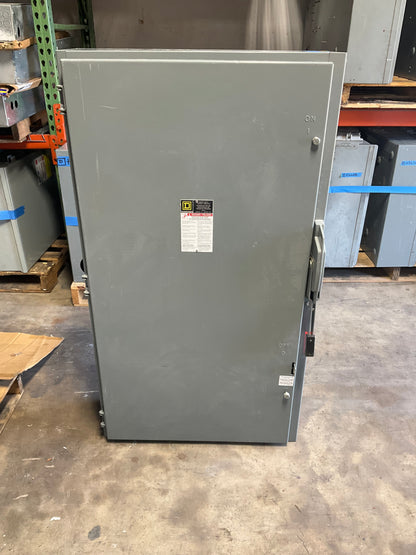 New Square D Disconnect H325 400 Amp 240 Volt Fusible Indoor