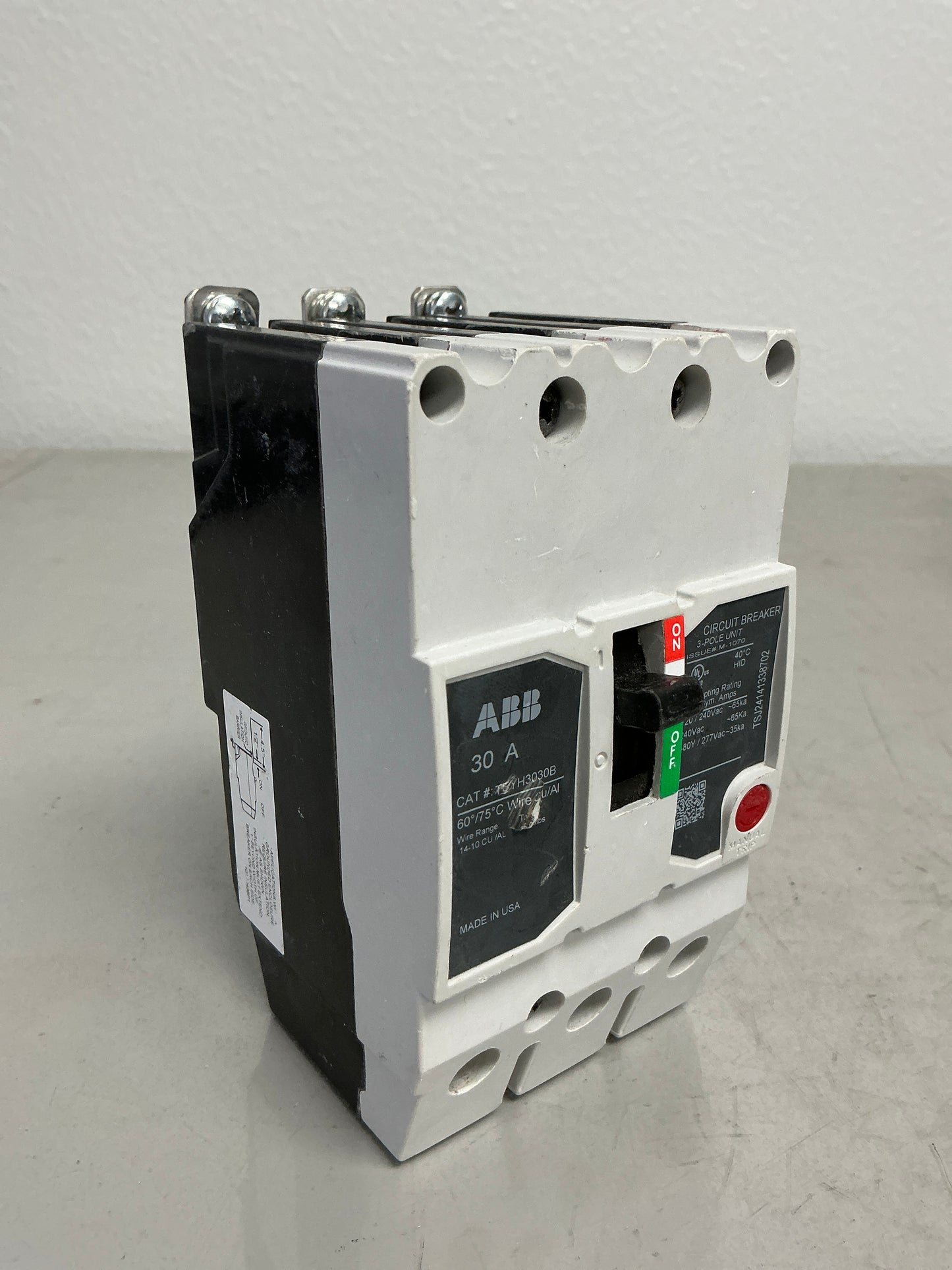 New ABB TEYH3030B 3 Pole, 30 Amps