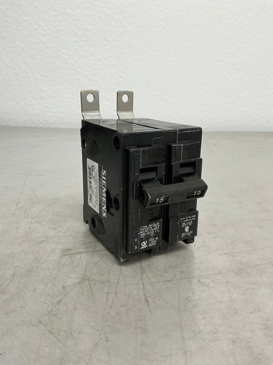 New Siemens B215 2 Pole, 15 Amps, 240 Volts