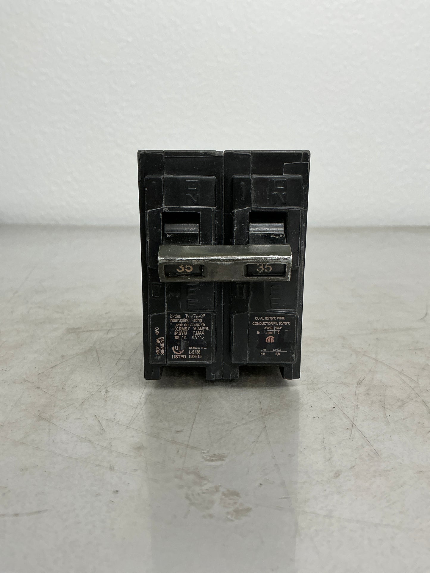 Used Siemens Q235 2 Pole, 35 Amps, 240 Volts