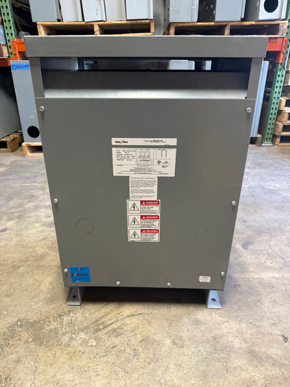 30 KVA Transformer, Primary 480, Seconday 240/120 Volt 3 Phase (item#t7)