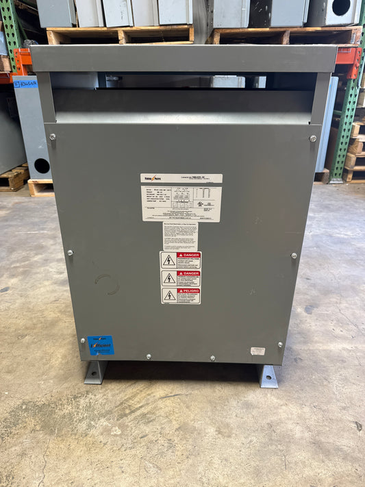 30 KVA Transformer, Primary 480, Seconday 240/120 Volt 3 Phase (item#t7)