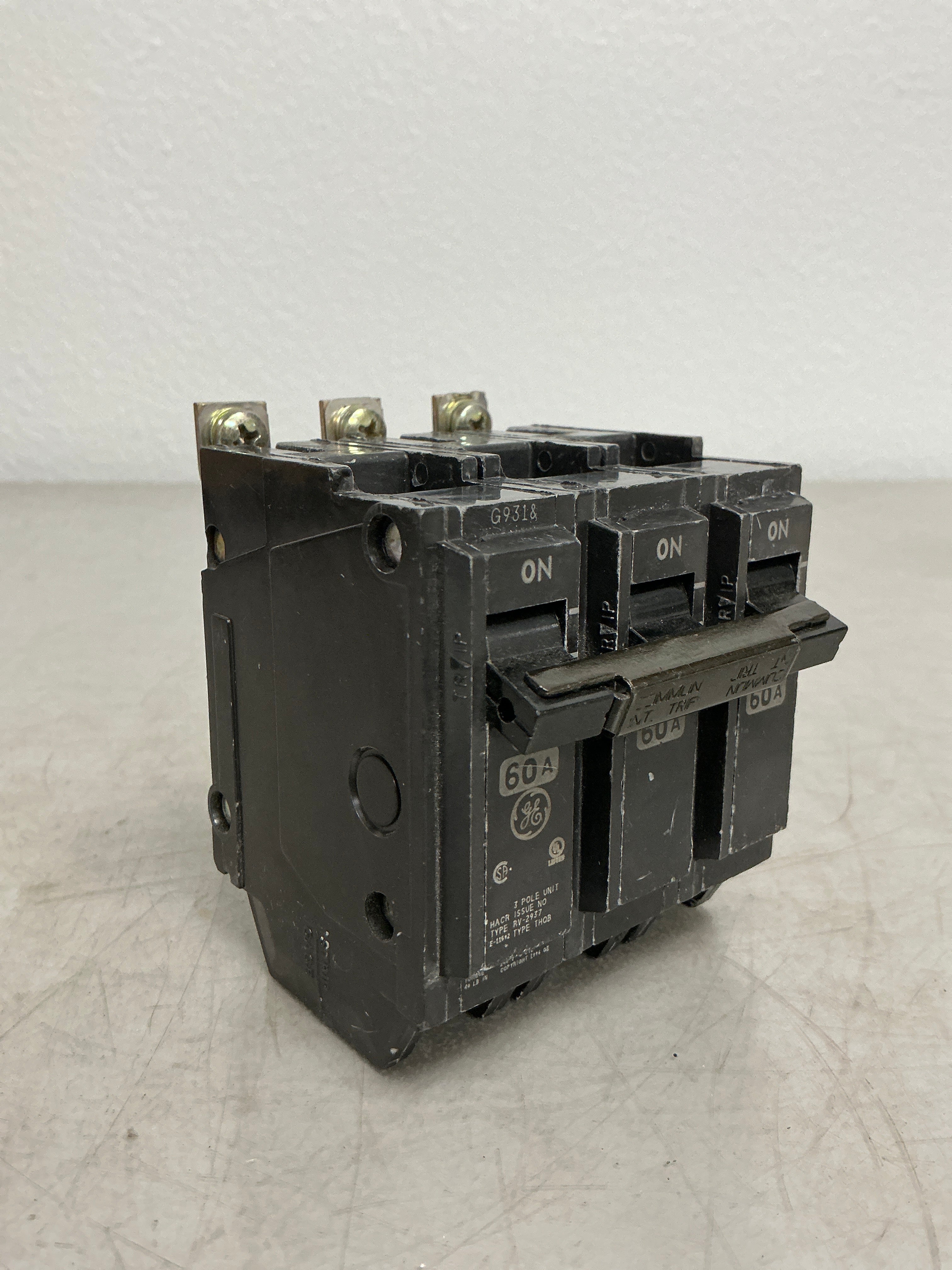 Used THQB32060 3 Pole, 60 Amps, 240 Volts