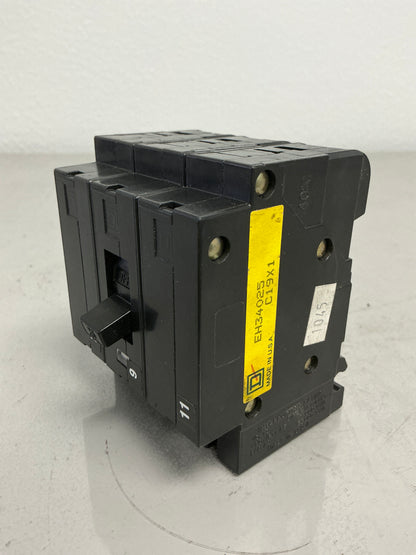 Used Square D EH34025 3 Pole, 25 Amps, 480 Volts