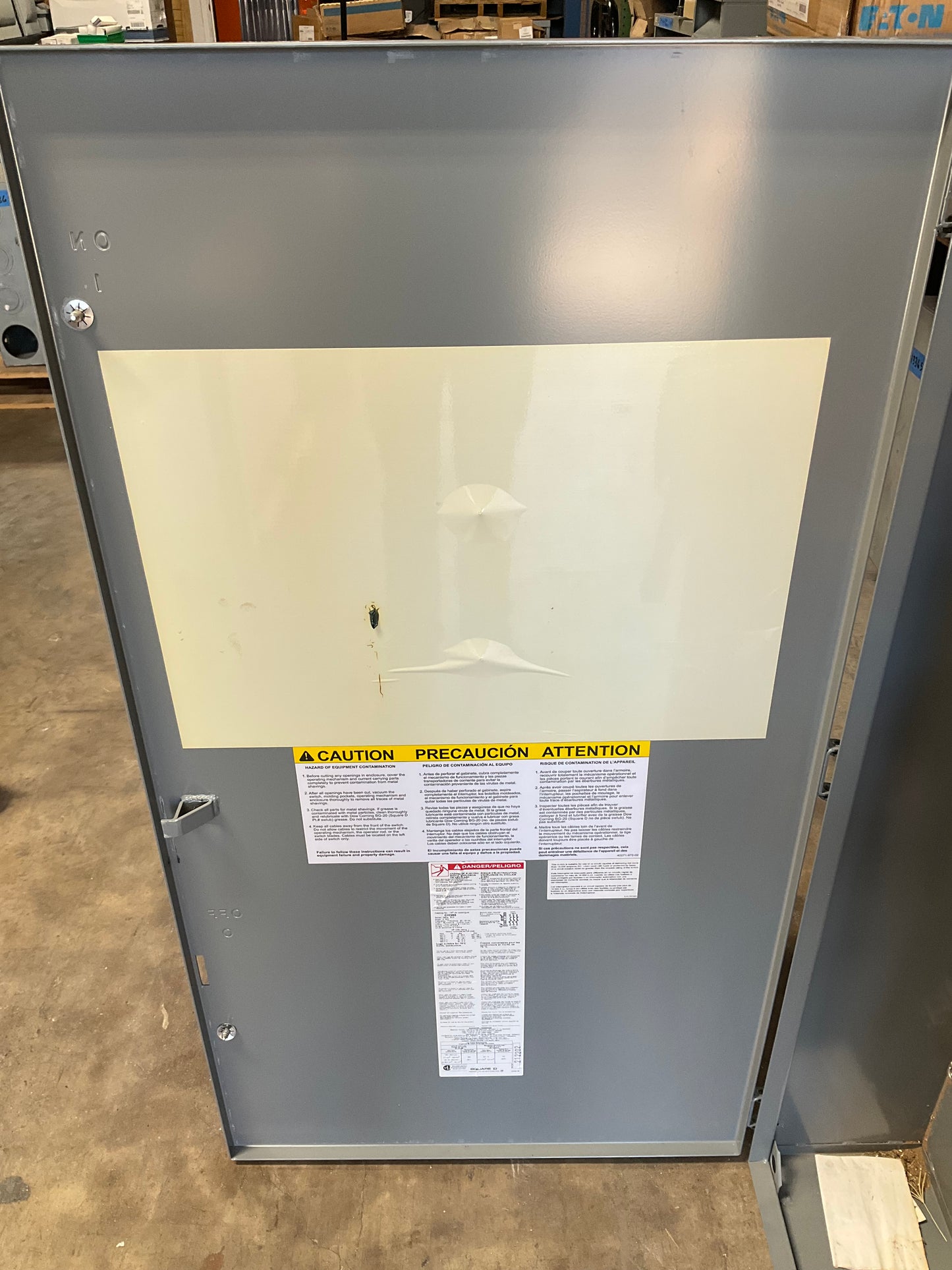 New Square D CH366 Disconnect 600 Amp 600 Volt Fusible Indoor