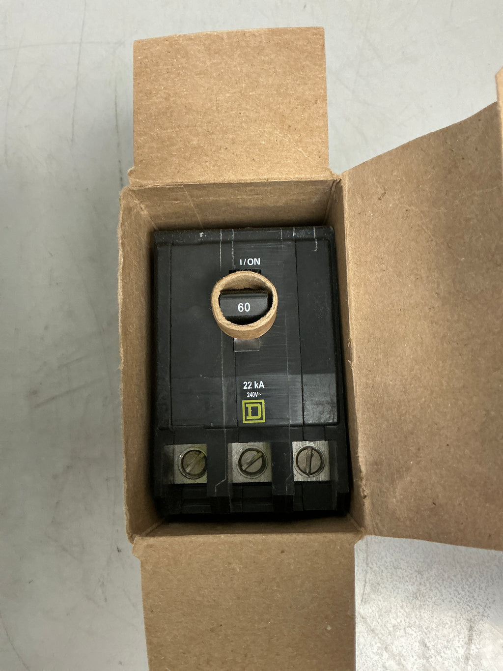 New Square D QOB360VH 3 Pole, 60 Amps, 240 Volts