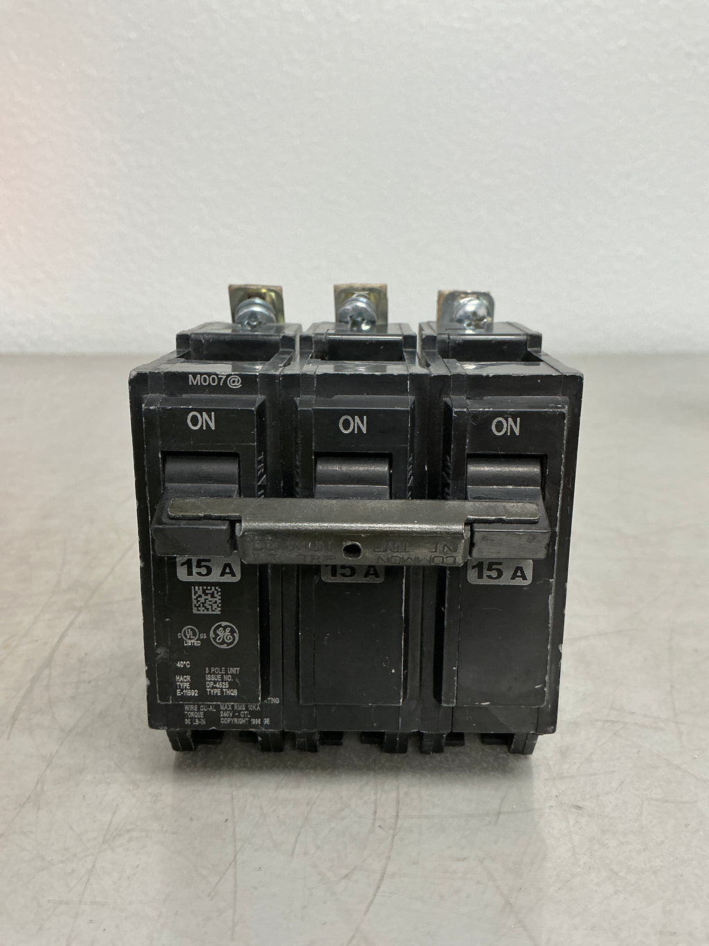 Used THQB32015 3 Pole, 15 Amps, 240 Volts