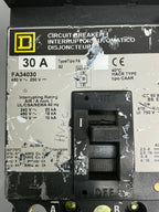 *CHIPPED* Used Square D FA34030 3 Pole, 480 Volts, 30 Amps