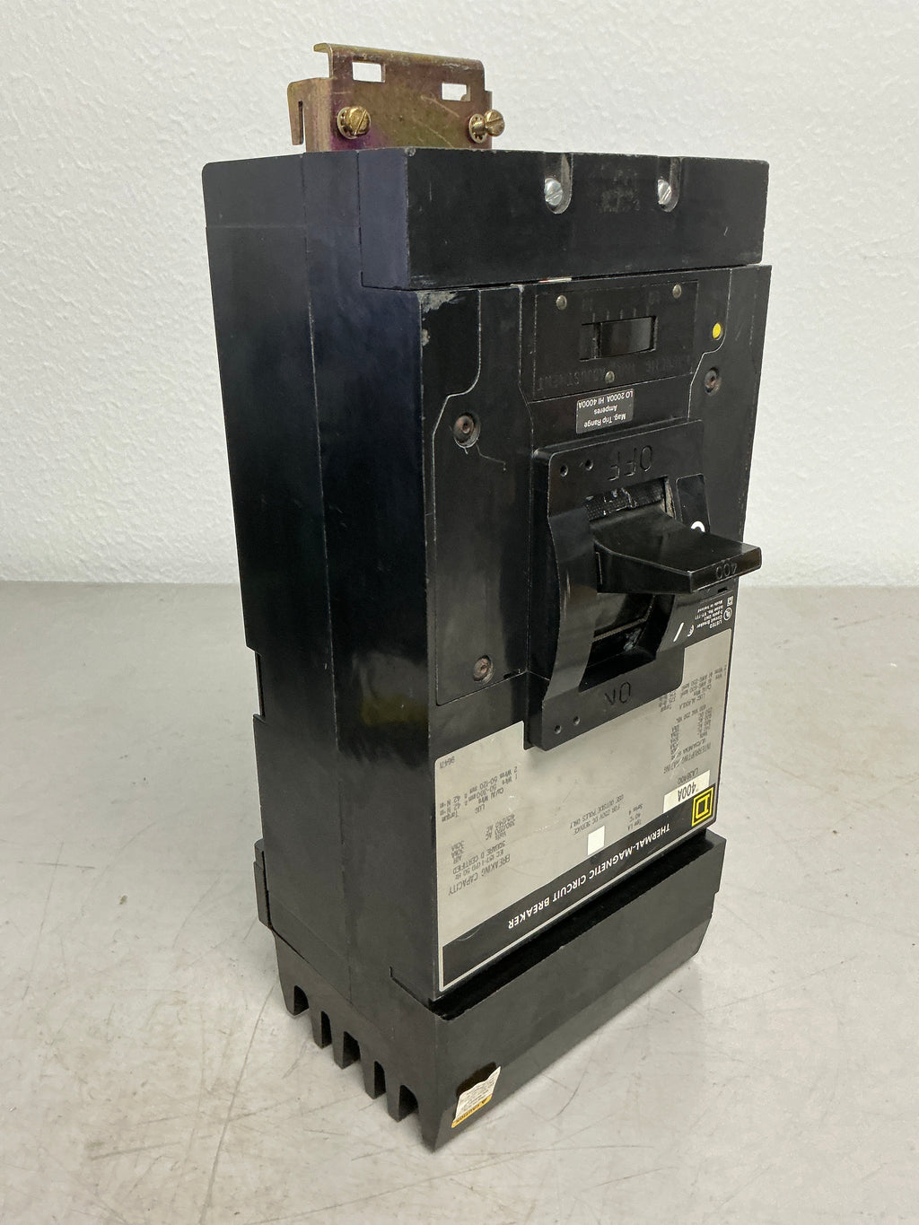 Used Square D LA36400 3 Pole, 400 Amps, 600 Volts