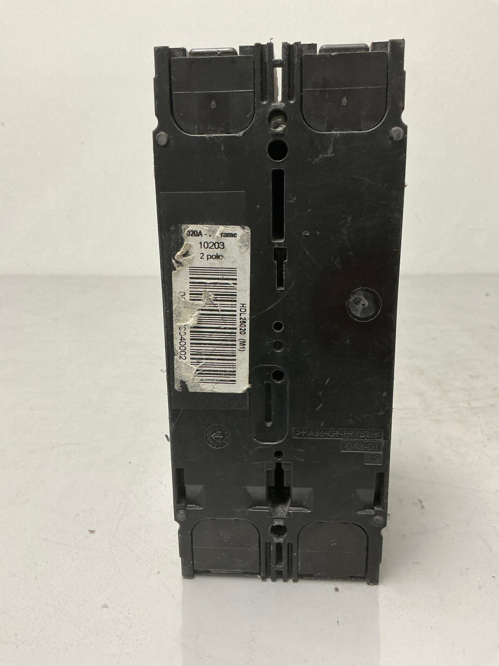 Used Square D HDL26020 2 Pole, 20 Amps, 600 Volts Circuit Breaker