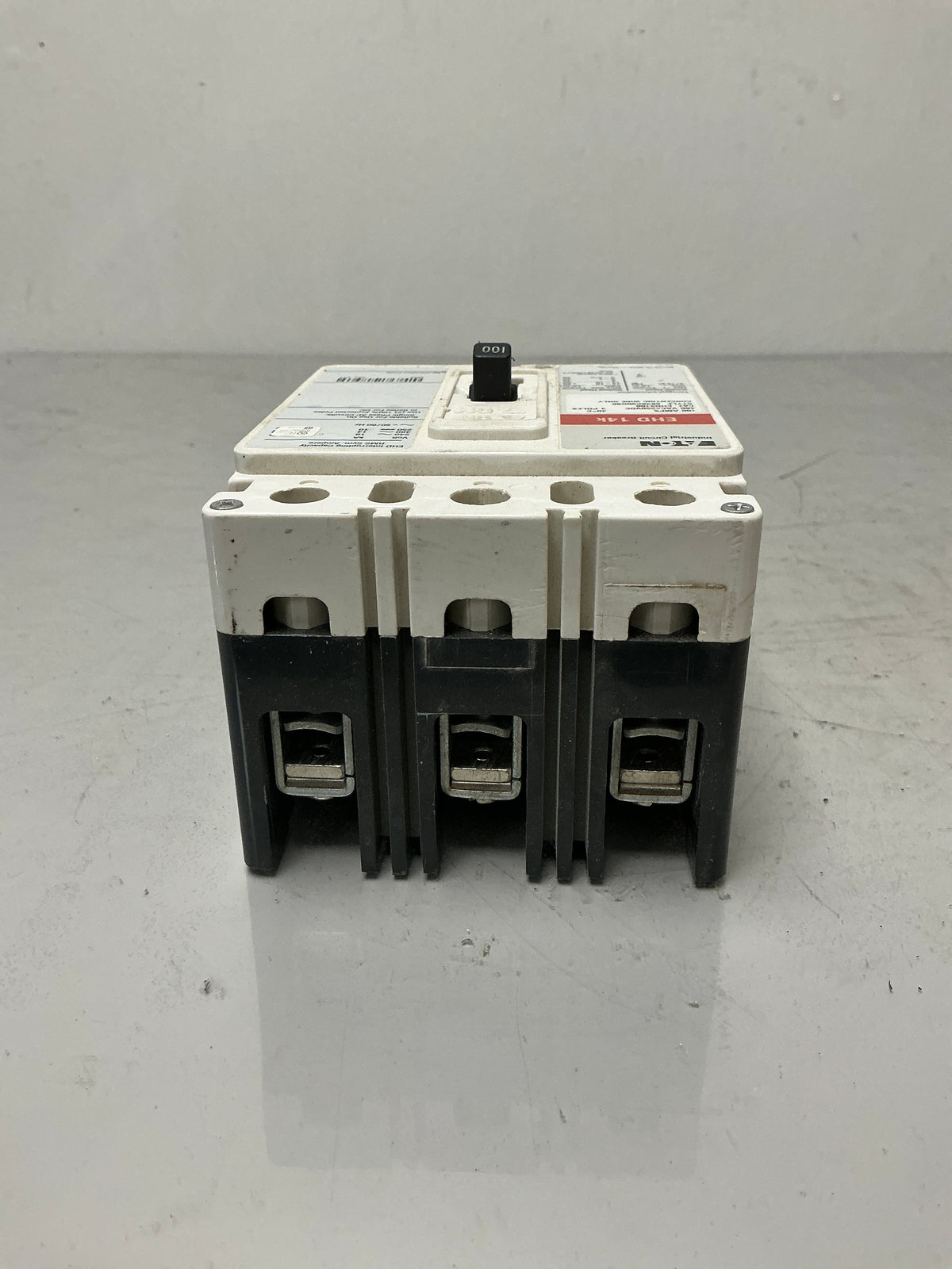 Used Eaton EHD3100 3 Pole, 100 Amps, 480 Volts Circuit Breaker