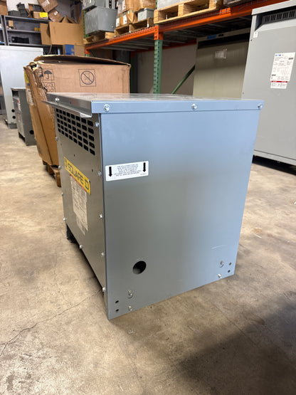 Used Square D 15 KVA Transformer DY 480 Primary, 208/120 Secondary, 3 Phase (item#t5)