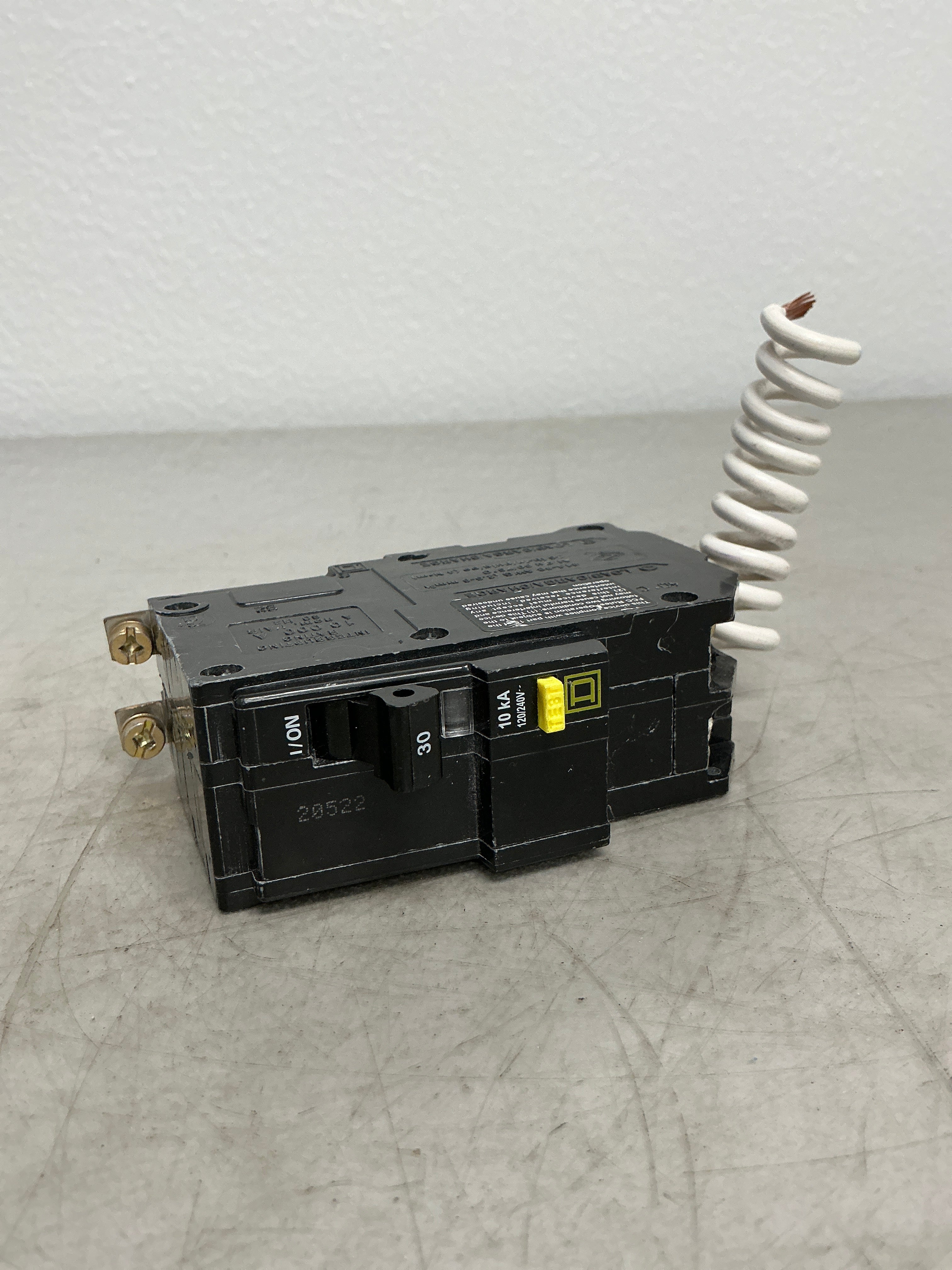 Used Square D QOB230GFI 2 Pole, 30 Amps, 120/240 Volts Circuit Breaker