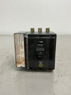 Used SquareD QOB3151021 (Shunt Trip) 3 Pole, 15 Amps, 240 Volts