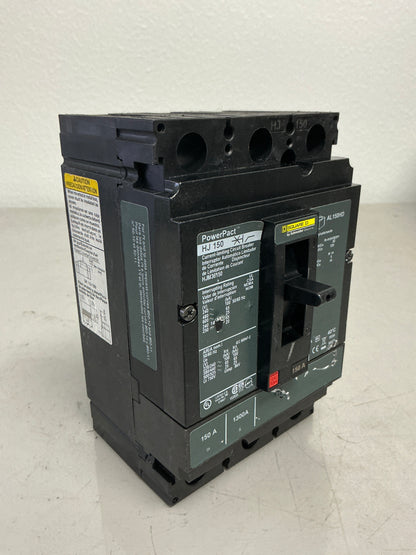 Used Square D HJM36150 3 Pole, 150 Amps, 480 Volts